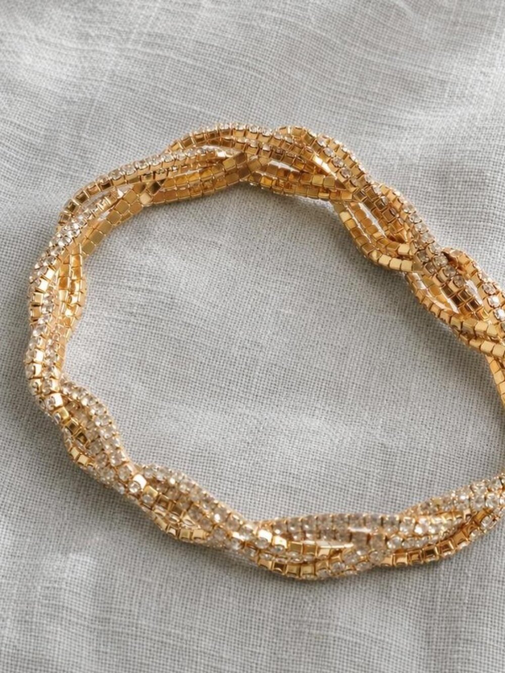 Anne Klein Gold Sparkling Bracelet
